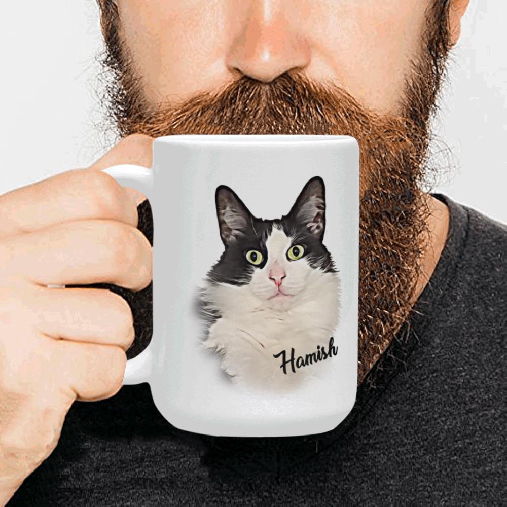 #1 Personalized Cat Mug For Cat Lovers - Make Your Coffee Taste Better