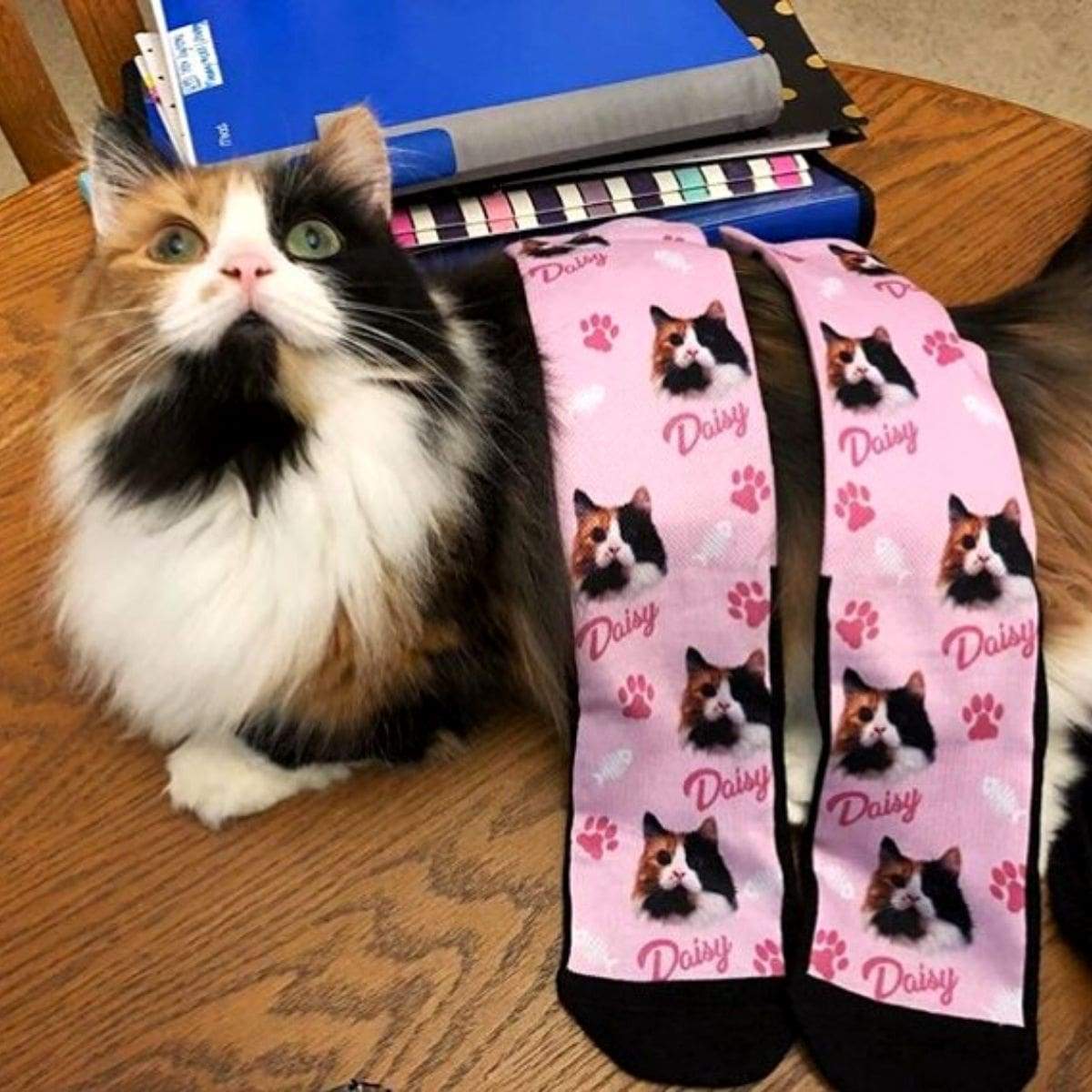 #1 Personalized Cat Socks - Put Your Cat On Socks - CatsForLife