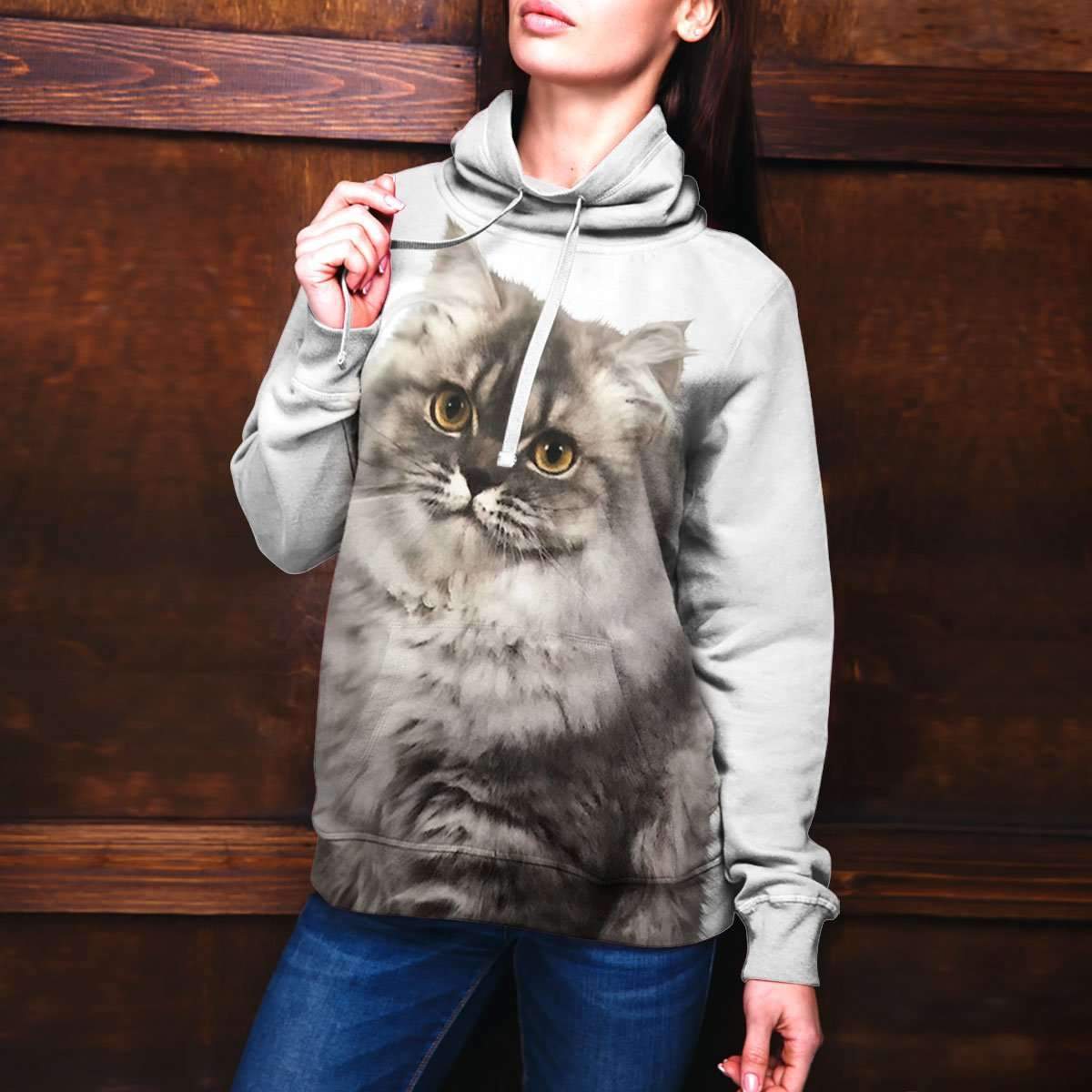 #1 Personalized Cat Hoodie - Wear Your Cat On A Hoodie - CatsForLife